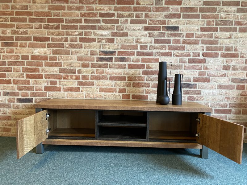 Tv Meubel Tata Industrieel Metaal Hufterproof 170cm - Afbeelding 3