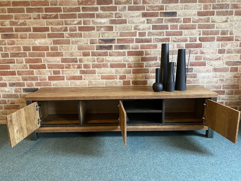 Tv Meubel Kinga Industrieel Metaal Hufterproof 200cm - Afbeelding 3