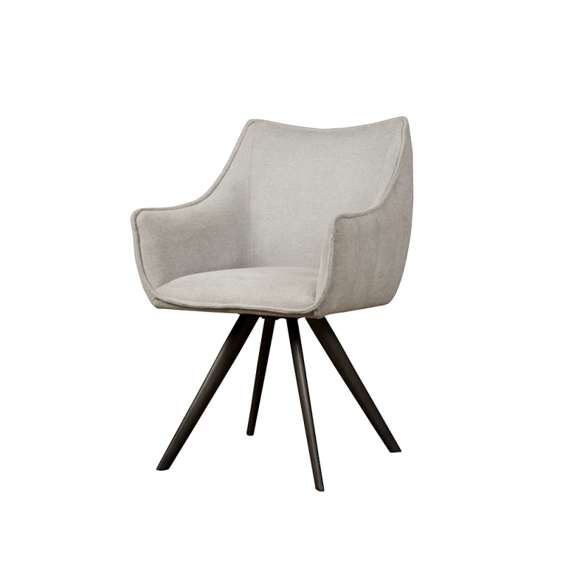 Armstoel Riviera Brego Light Grey - Afbeelding 2