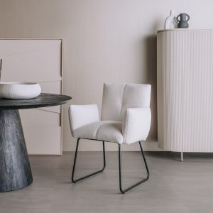 Armstoel Dante White Teddy