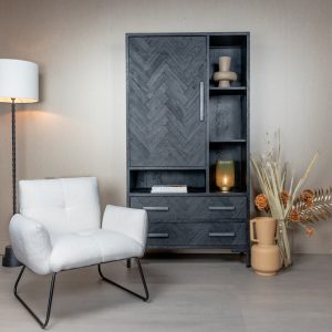 Fauteuil Dante white Teddy