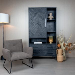 Fauteuil Dante Dark Brown Teddy