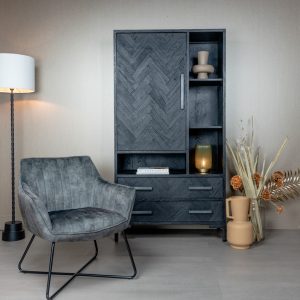 Fauteuil Monte Velvet Green