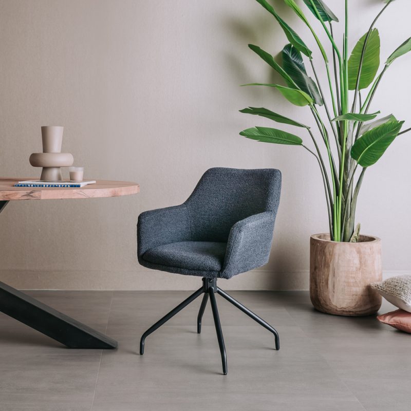 Armstoel Ortana Draaibaar Indigo Towerliving