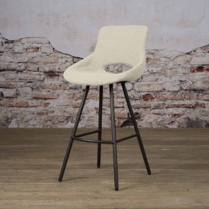 Barkrukken Campo White Teddy Towerliving