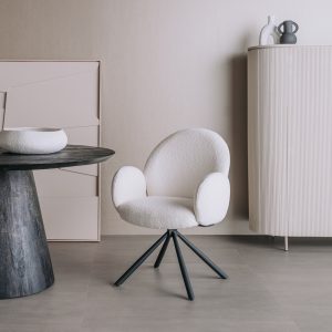 Armstoel Imola White Draaiarmstoel