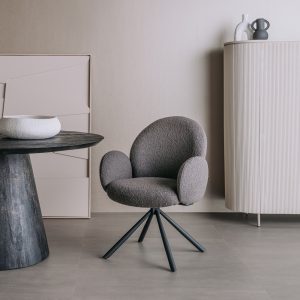 Armstoel Imola Antraciet Draaiarmstoel