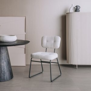 Eetkamerstoel Padola Retro White