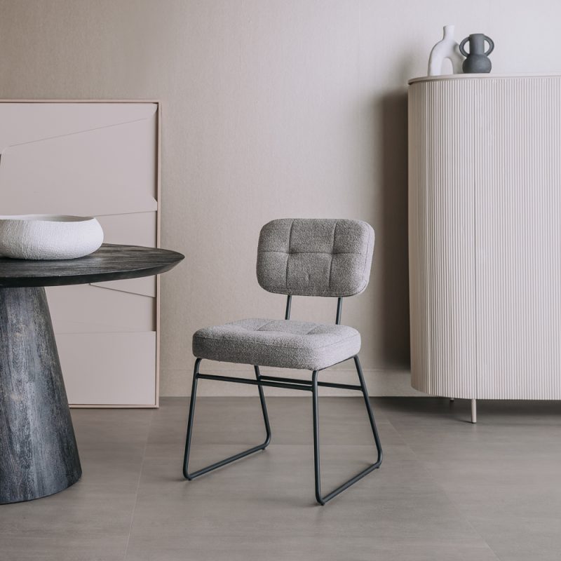 Eetkamerstoel Padola Retro Grey