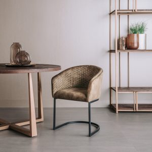 Armstoel Pellaro Mosgroen Velvet
