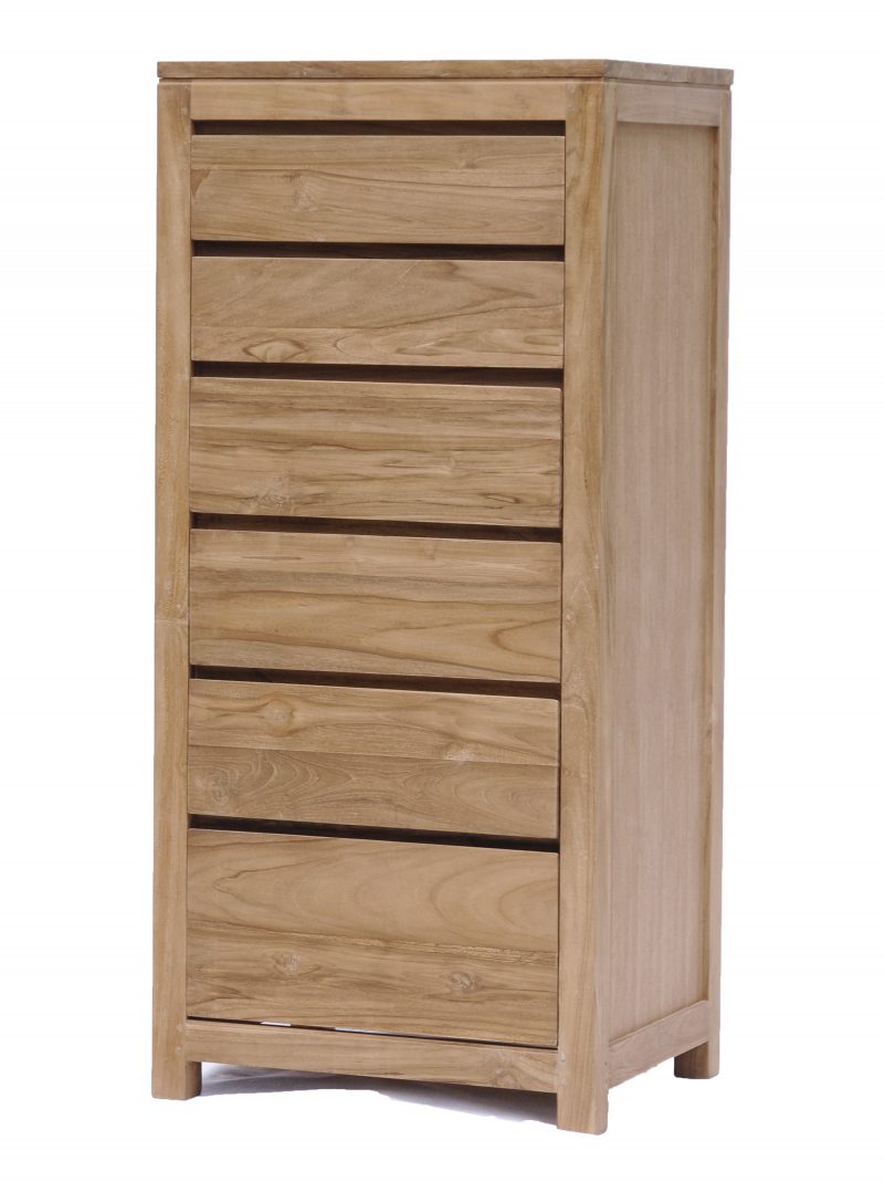 Ladenkast Corona Natural Teak 60cm Towerliving