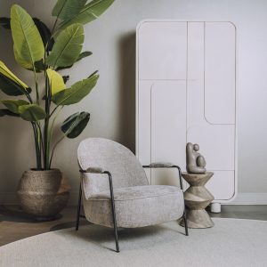 Fauteuil Amelia Beige