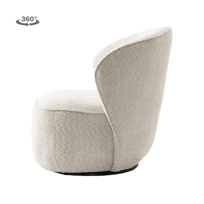 Fauteuil Belvi Dark Grey - Afbeelding 3