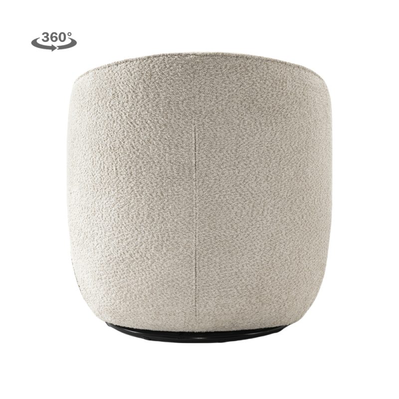 Fauteuil Belvi Dark Grey - Afbeelding 4