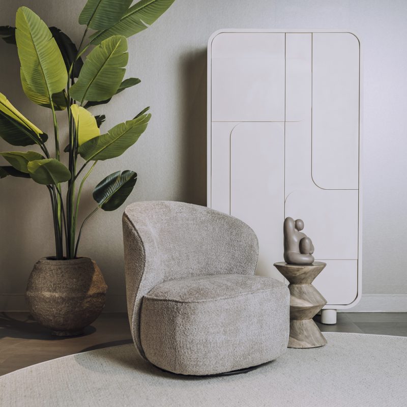 Fauteuil Belvi Beige