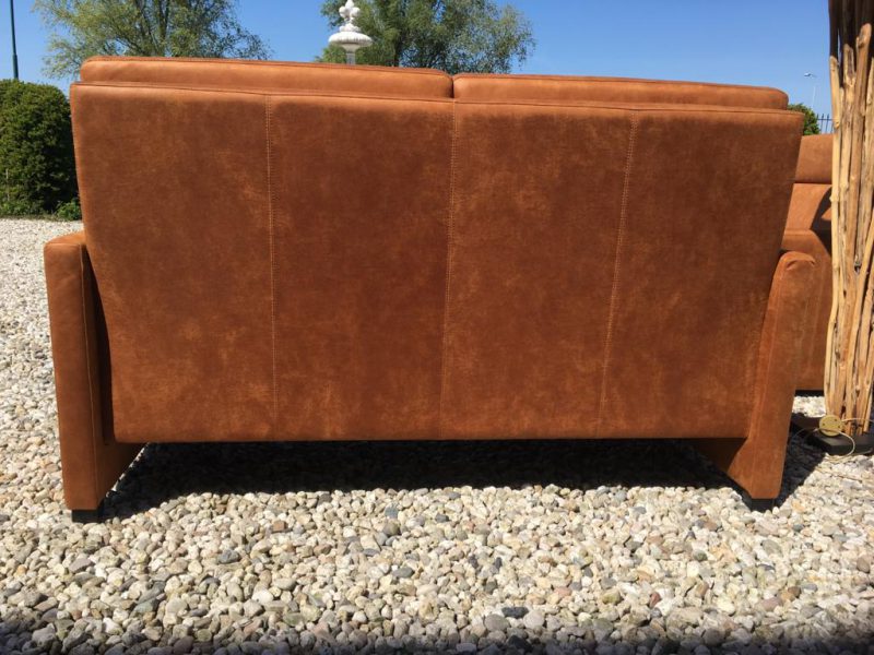 Bank Milaan 2.5 Zits Hufterproof Leder Bull Cognac