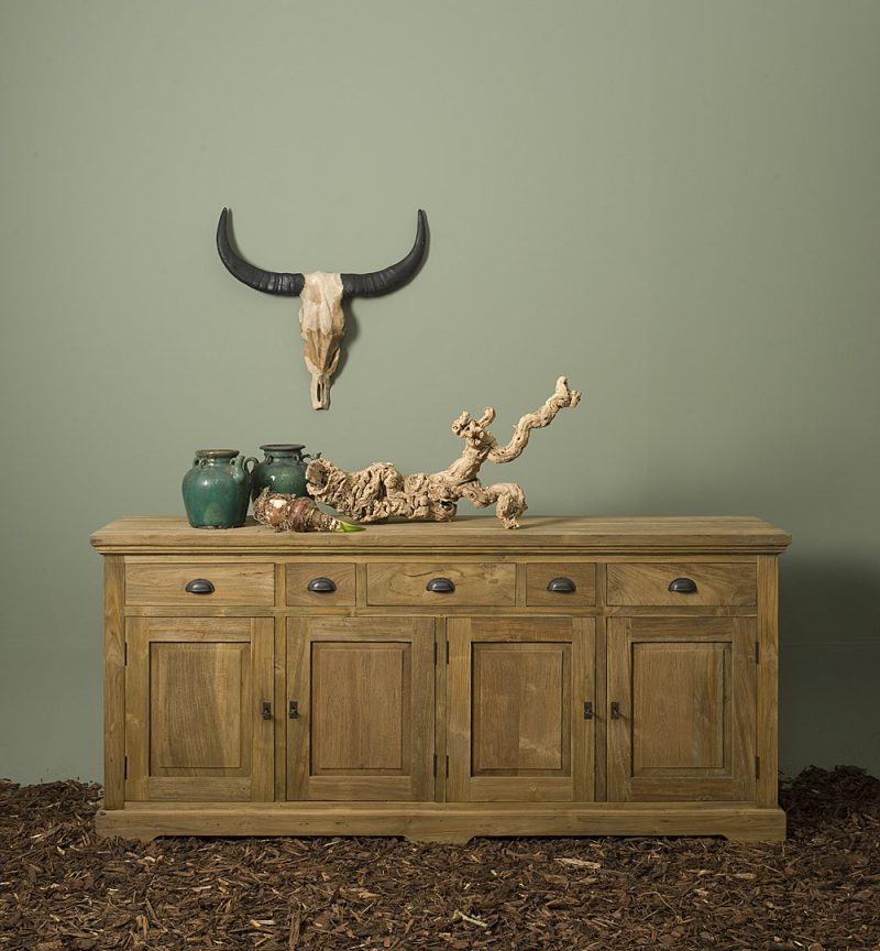 Dressoir Bologna Gerecycled Teak 200cm Towerliving