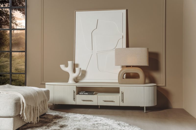 Tv Meubel Corbetta Wit 200cm