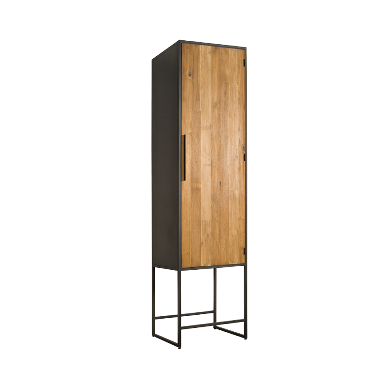 Cabinet Felino Recycled Teakhout Met Stalen Frame 60cm Right Towerliving