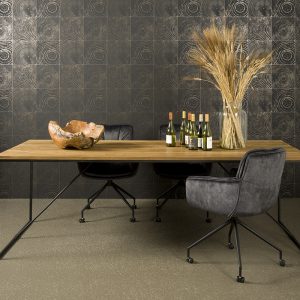 Dinning Table Felino Recycled Teakhout Met Stalen Frame 180cm