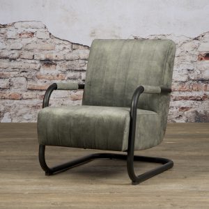 Fauteuil Roza Light Green velvet