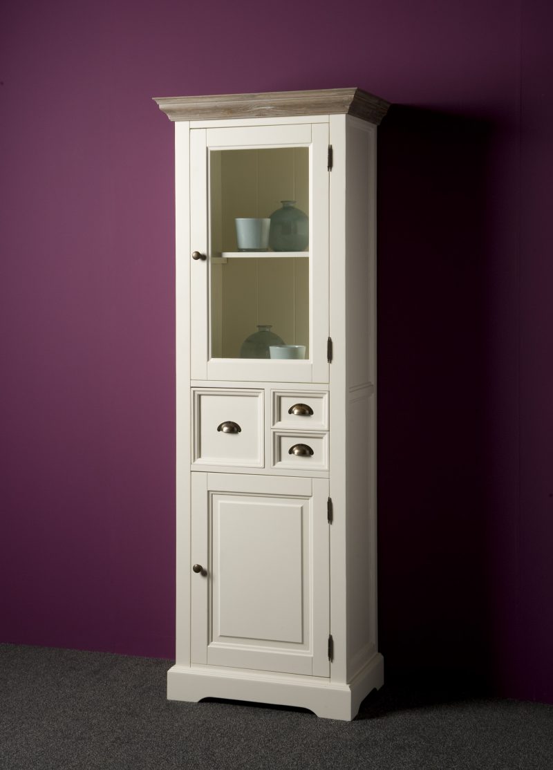 Vitrinekast Fleur Landelijke 66cm Towerliving
