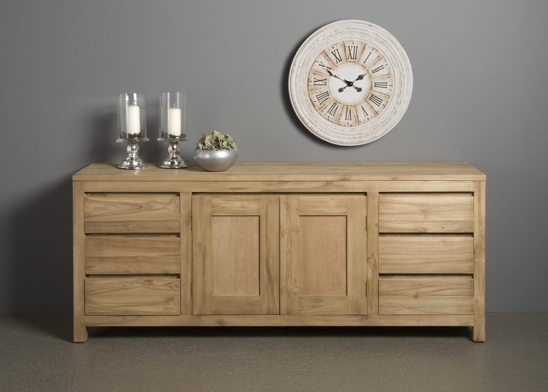 Dressoir Corona Natural Teak 180cm Towerliving