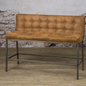 Bar eettafelbank Vasco Cognac 110cm