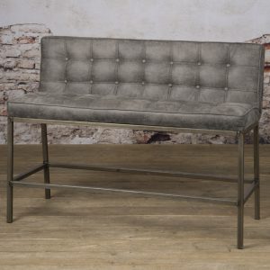 Bar eettafelbank Vasco Grey 130cm
