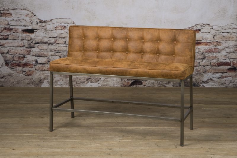 Bar eettafelbank Vasco Gognac 130cm