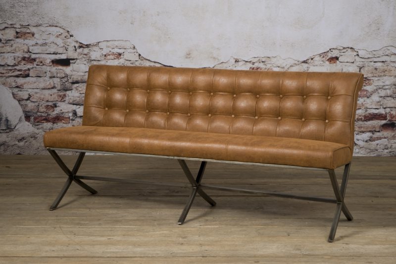 Eettafelbank Barcelona Cognac 185cm