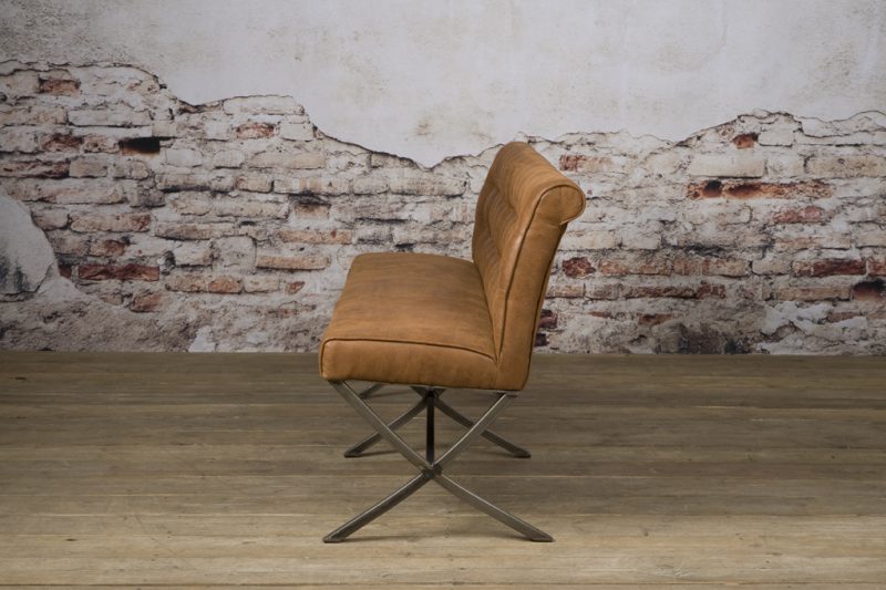 Eettafelbank Barcelona Cognac 185cm - Afbeelding 2
