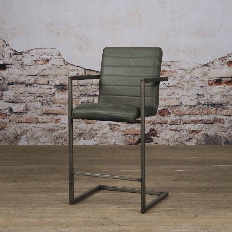 Bar Armstoel Rocca Antracite Grey