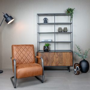 Fauteuil Civo Bull Cognac