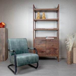 Fauteuil Riva Light Green velvet