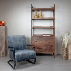 Fauteuil Riva Antracite Velvet