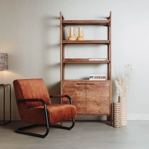 Fauteuil Riva Copper Velvet