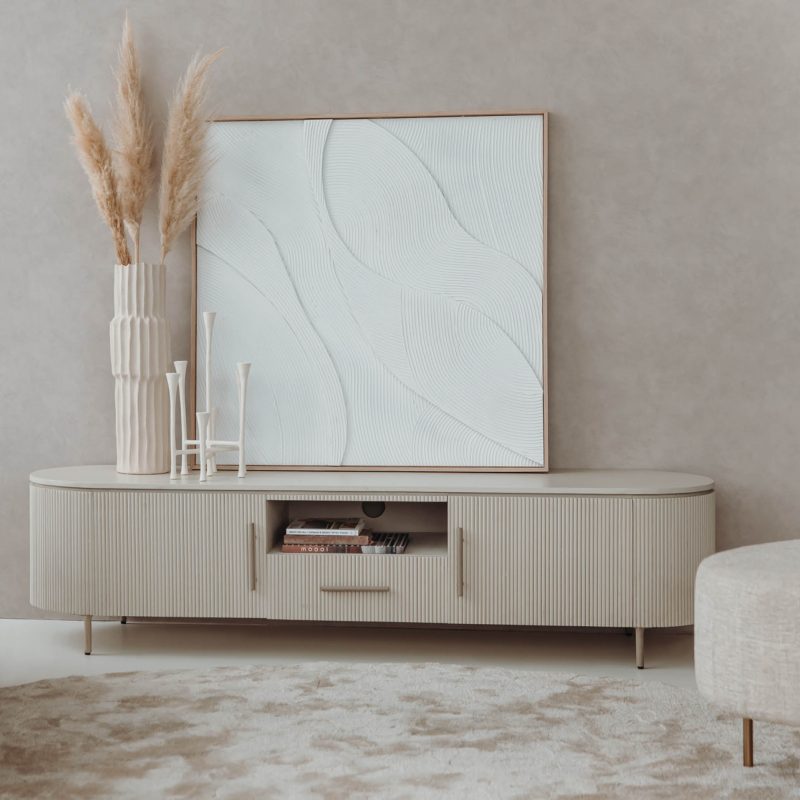 Tv Meubel Corbetta Wit 185cm