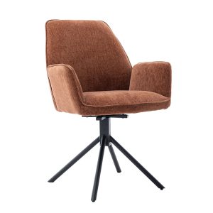 Armstoel Nowie Pearl Copper Draaiarmstoel