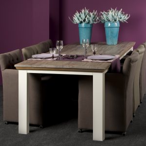 Eettafel Fleur landelijk Blokpoot 240cm Towerliving