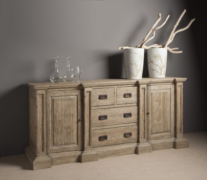 Dressoir Monza Gereycled Grenen 203cm Towerliving