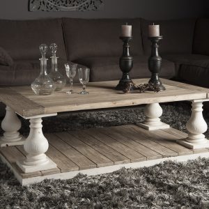 Koffietafel Monza Gereycled Grenen 140cm Towerliving