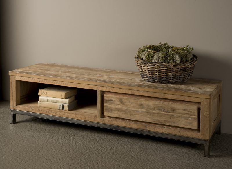 Tv meubel Venetie landelijk Industrieel 140cm Towerliving