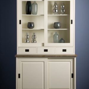 Vitrinekast Lisa Wit 130cm Towerliving