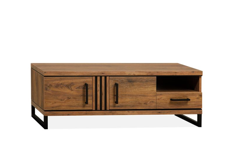 Tv meubel Gianlucca Hout Sheesham Hufterproof 150cm