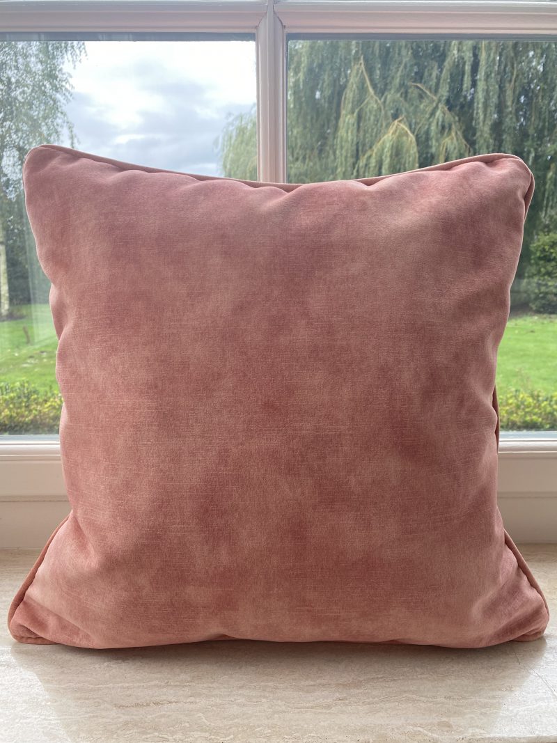 Kussen Velvet Adore Zalm Roze 50x50cm