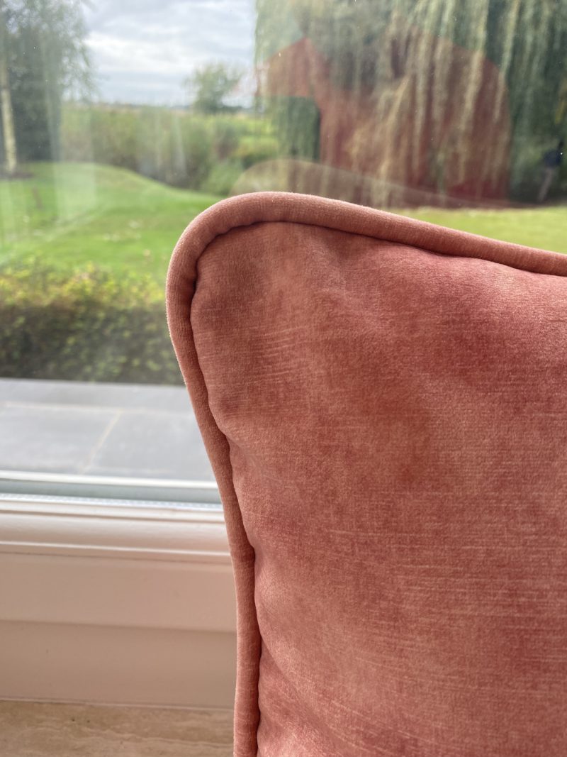 Kussen Velvet Adore Zalm Roze 50x50cm - Afbeelding 3