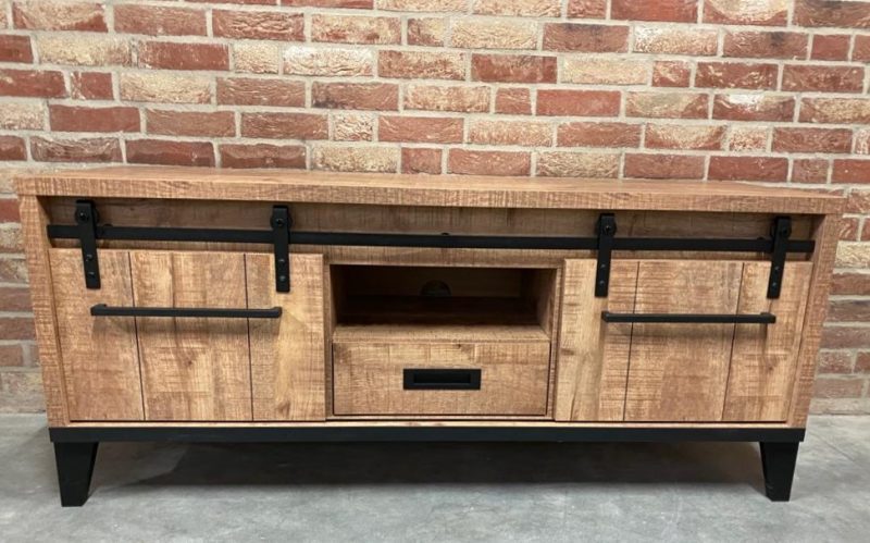 Tv meubel Vigo Industrieel Metaal Hufterproof 153m - Afbeelding 4