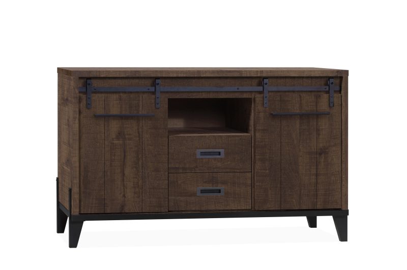 Dressoir Vigo Dark mango Industrieel Metaal Hufterproof 160cm
