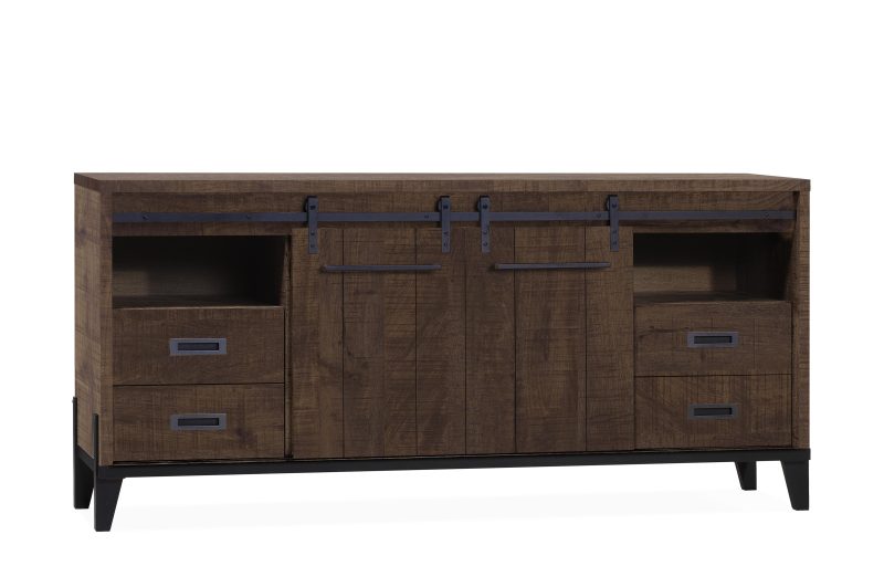 Dressoir Vigo Dark mango Industrieel Metaal Hufterproof 210cm
